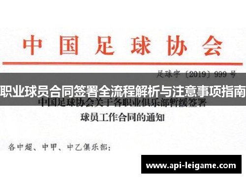 职业球员合同签署全流程解析与注意事项指南